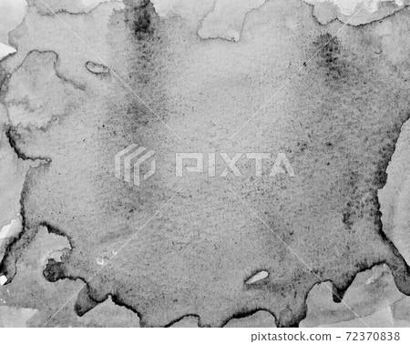 Abstract watercolor on paper texture as background. In black and white toned. Abstract watercolor on paper texture as background. In black and white toned. 72370838