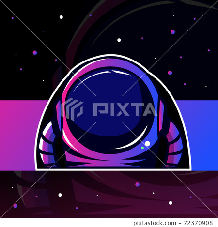 Galaxy astronaut or space ranger esport mascot logo. Vector Illustration. Galaxy astronaut or space ranger esport mascot logo. Vector Illustration. 72370908