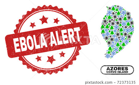 Ebola Alert Textured Seal Stamp and Corvo Island Map Collage of Pandemic New Year Ebola Alert Textured Seal Stamp and Corvo Island Map Collage of Pandemic New Year 72373135