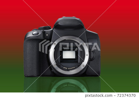 black colored camera closeup for sell 72374370