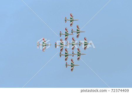 Italian Air Force Frecce Tricolori 10 formation 72374409