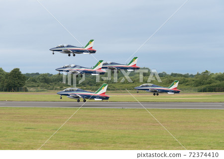 Italian Air Force Frecce Tricolori formation takeoff 72374410