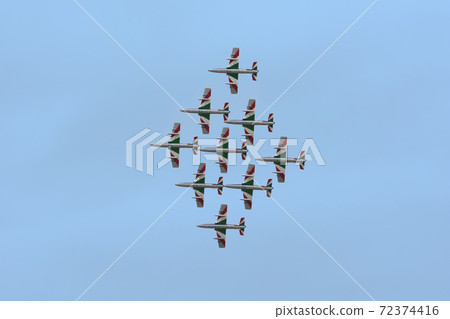 Italian Air Force Frecce Tricolori 9 formation 72374416