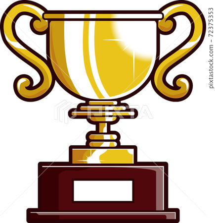 Gold trophy 72375353