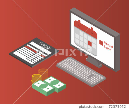 unpaid leave request or leave without pay request and get salary deduction vector unpaid leave request or leave without pay request and get salary deduction vector 72375952