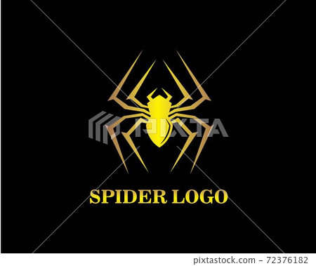 spider icon logo vector 72376182