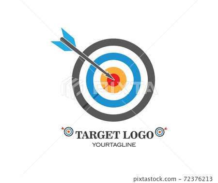 target vector,icon logo illustration 72376213