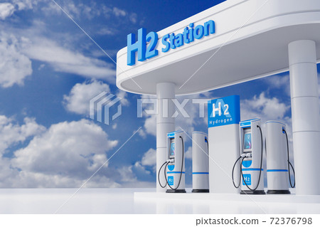 Renewable energy hydrogen cars and charging stations 72376798