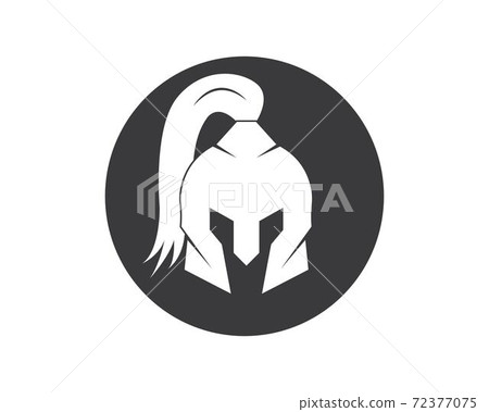 spartan helmet logo icon vector illustration design spartan helmet logo icon vector illustration design 72377075