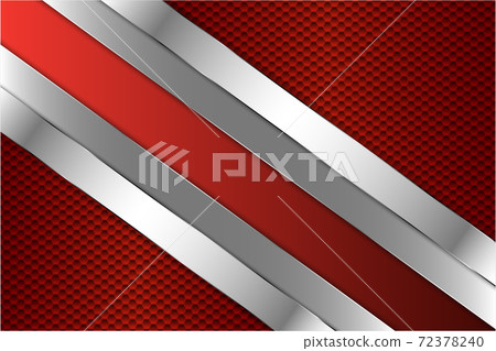 Red metal background with hexagon. - Stock Illustration [72378240] - PIXTA