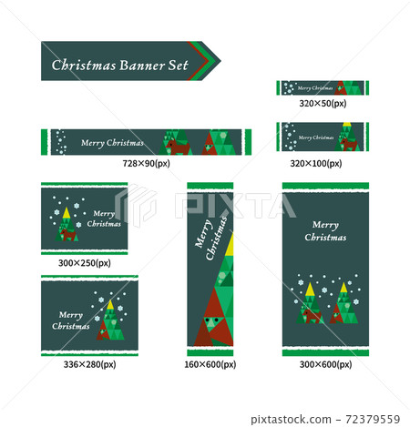 Christmas banner set 72379559