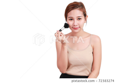 portrait of beauty young girl posting make-up 72383274