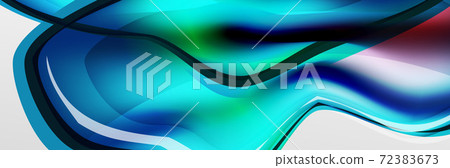 Vector abstract background, flowing liquid style bubble with metallic, color quicksilver chrome texture and color glow effects Vector abstract background, flowing liquid style bubble with metallic, color quicksilver chrome texture and color glow effects 72383673
