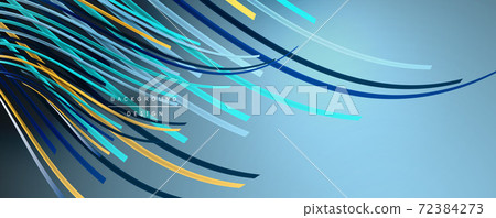 Abstract colorful lines vector background. Internet, big data and technology connections concept, abstract template Abstract colorful lines vector background. Internet, big data and technology connections concept, abstract template 72384273