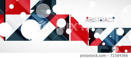 Geometric abstract background. Techno color triangle shapes. Vector illustration for covers, banners, flyers and posters and other designs Geometric abstract background. Techno color triangle shapes. Vector illustration for covers, banners, flyers and posters and other designs 72384366