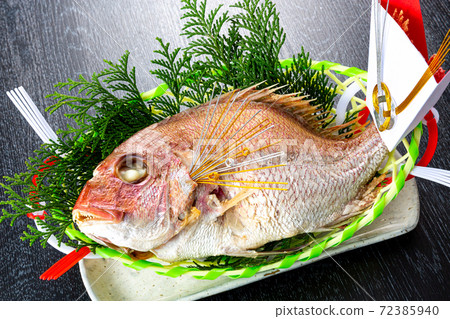 烤鯛魚的形象 72385940