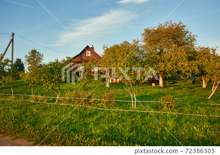 Belarusian Country village 72386303