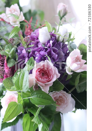 繡球花和玫瑰的香味 繡球花和玫瑰的香味 72386380