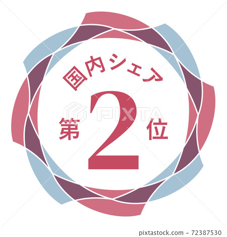 國內市場佔有率第二 72387530