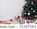 Christmas tree New Year holiday gifts decor 72387563
