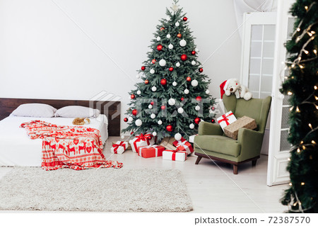 Christmas tree New Year holiday gifts decor 72387570