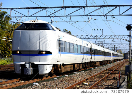 681 Series Limited Express Thunderbirds 9 running on Tokaido Main Line 72387979