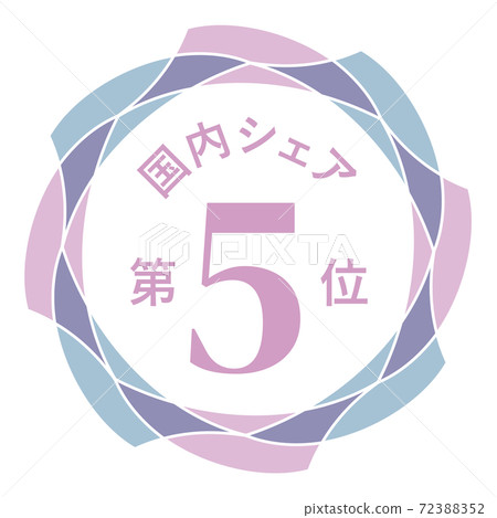 國內市場佔有率第五 72388352