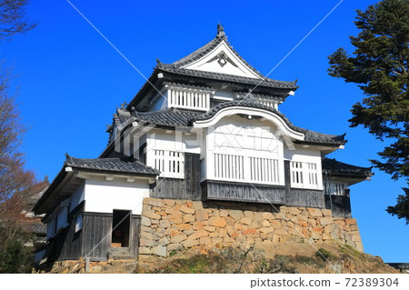 [Okayama Prefecture] Bitchu Matsuyama Castle under clear skies 72389304