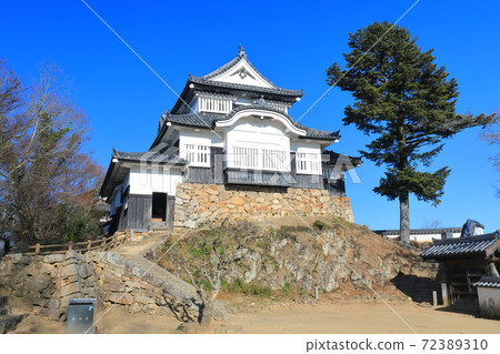 [Okayama Prefecture] Bitchu Matsuyama Castle under clear skies 72389310