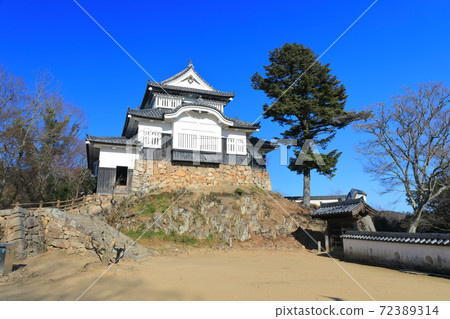 [Okayama Prefecture] Bitchu Matsuyama Castle under clear skies 72389314