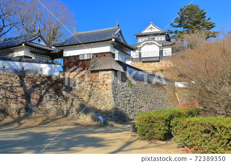 [Okayama Prefecture] Bitchu Matsuyama Castle under clear skies 72389350
