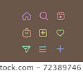 sns icon handwritten 72389746