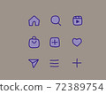 sns icon handwritten 72389754