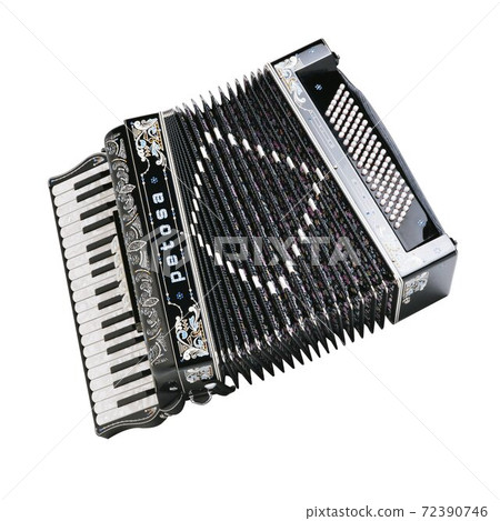 Accordion. Isolated 72390746