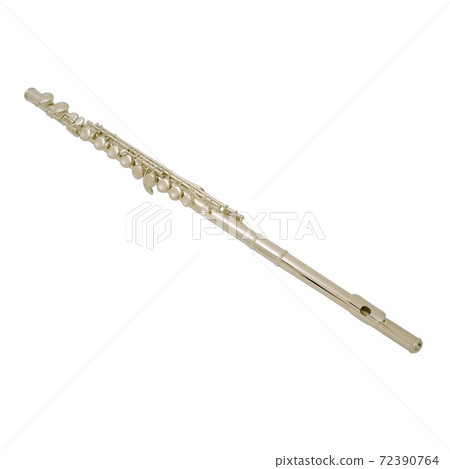Flute Isolated on White Flute Isolated on White 72390764