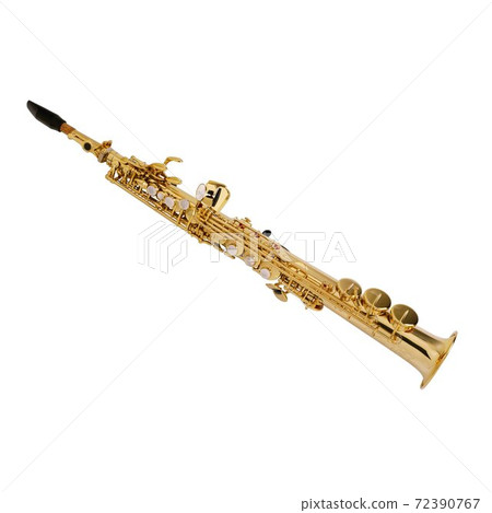 Clarinet isolated on a white background 72390767