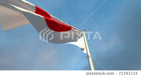3d rendering of the national flag of the Easter Island 3d rendering of the national flag of the Easter Island 72391133