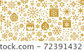 Seamless vector pattern with geometric motifs.  72391432
