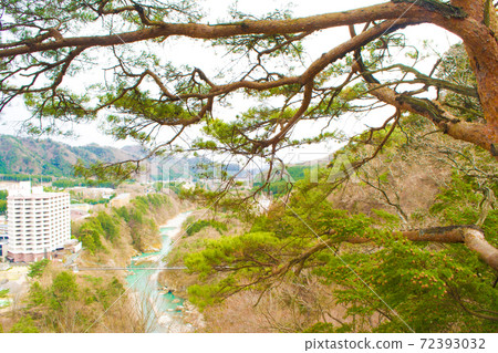 鬼怒立岩大吊橋的景色 鬼怒立岩大吊橋的景色 72393032