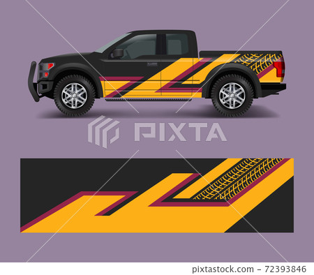 Truck And Vehicle car racing graphic for wrap and vinyl sticker Truck And Vehicle car racing graphic for wrap and vinyl sticker 72393846