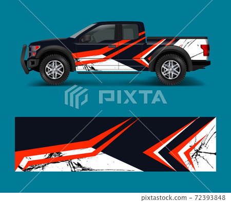 Graphic abstract stripe racing modern designs for wrap vehicle, race car, speed offroad, rally, adventure. Graphic abstract stripe racing modern designs for wrap vehicle, race car, speed offroad, rally, adventure. 72393848