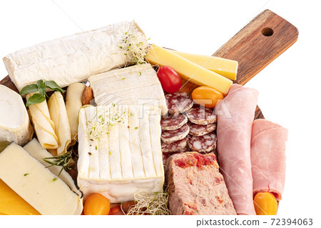 Assortment of cheese and cold meats Assortment of cheese and cold meats 72394063