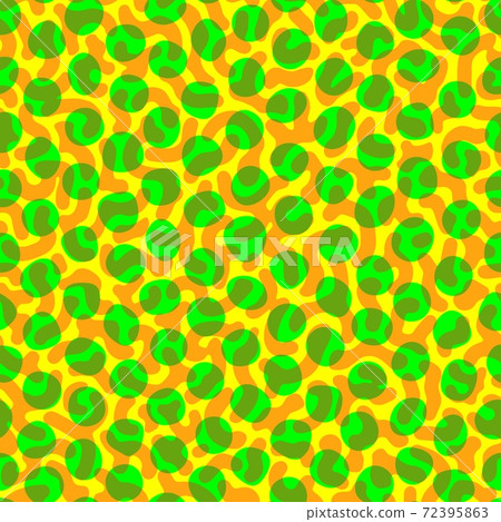 Vector tropical chameleon or colored sea fish skin seamless pattern 72395863
