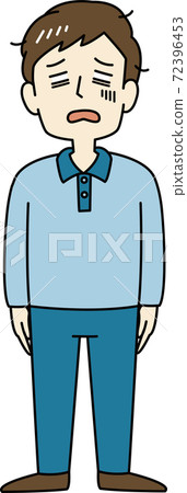 A slender man (whole body) - Stock Illustration [72396453] - PIXTA