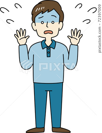 A pale man (whole body) A pale man (whole body) 72397009