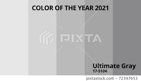 Gradient with color of the year 2021 ultimate gray 72397653