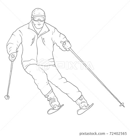 Sketches silhouettes snowboarders on white background illustration 72402565