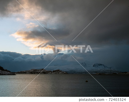 Beach at Sommaroya, Kvaloya, Norway 72403324