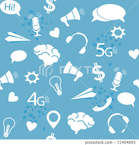 Seamless blue web pattern, vector illustration background 72404005
