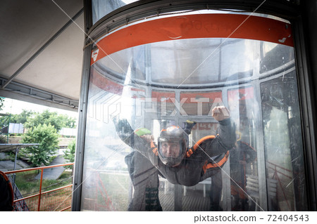human flight in the wind tunnel. training for parachute sport human flight in the wind tunnel. training for parachute sport 72404543
